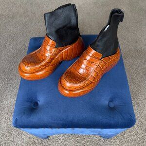 LOEWE Ankle Leather Boots